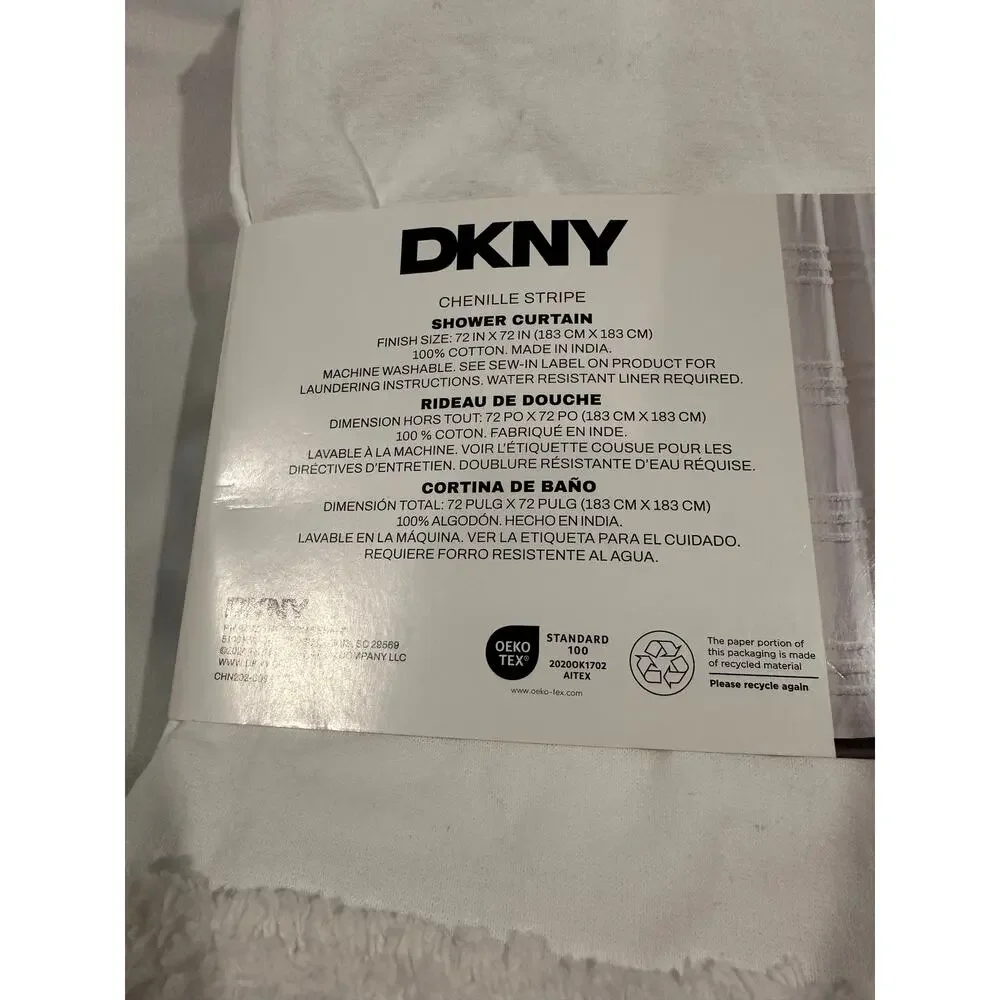 DKNY chenille stripe